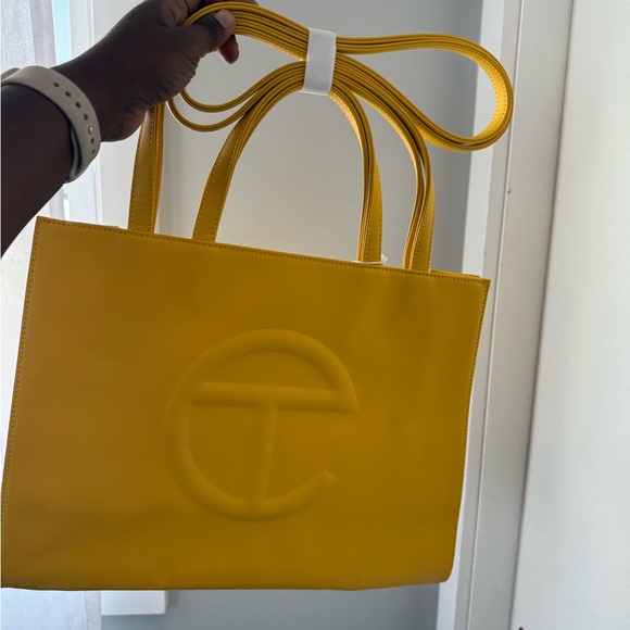 Telfar Yellow Tote Bag - Picture 3 of 3